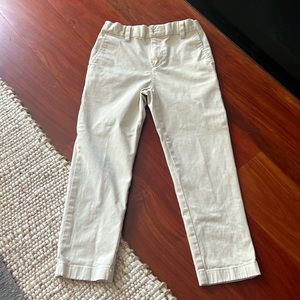 Boys size 6 light khaki twill pants
